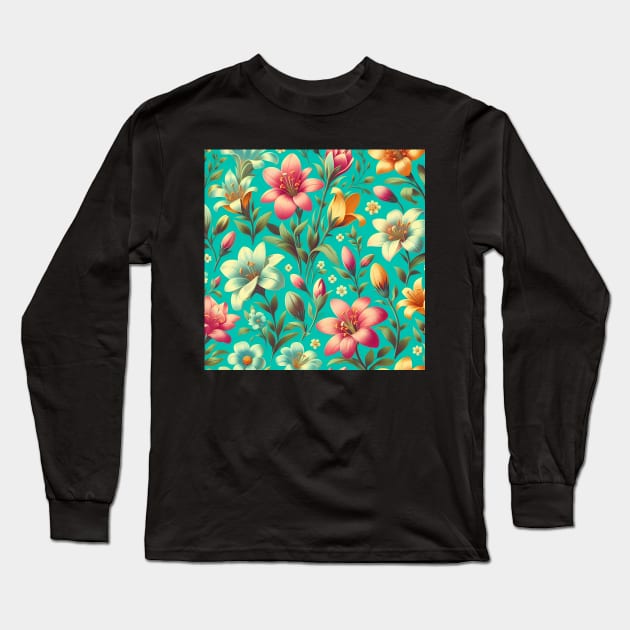 Spring Flowers Long Sleeve T-Shirt by Jenni Arts